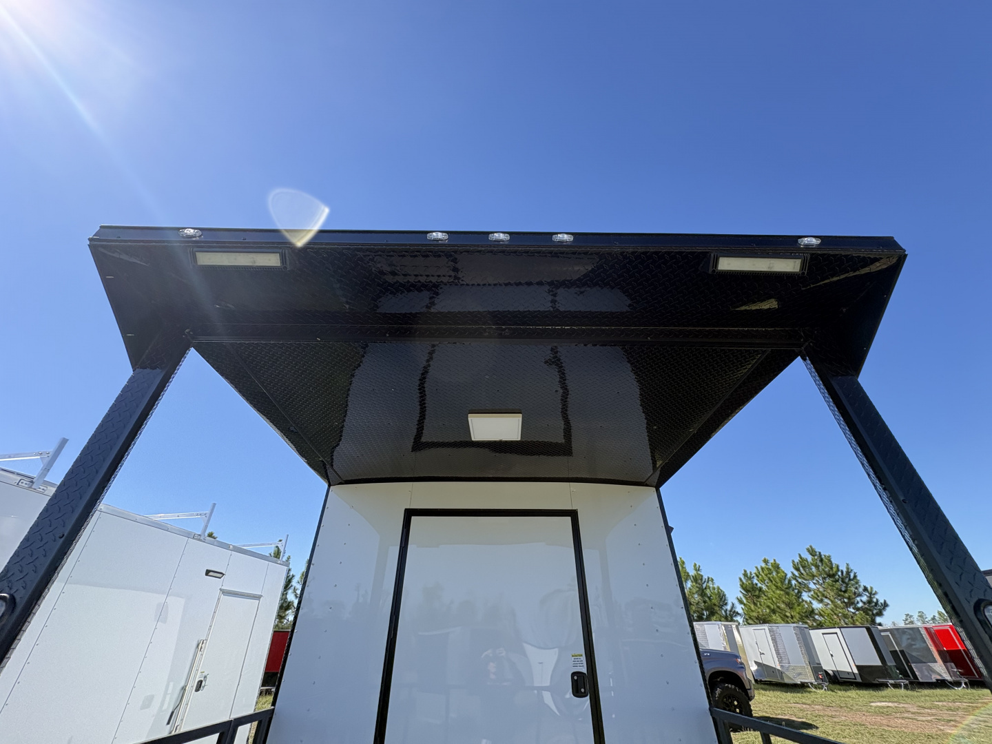 New 2027 Rock Solid Cargo 8.5x26 Custom Concession Trailer – White