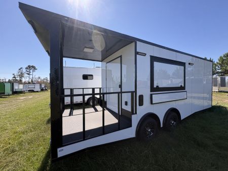New 2027 Rock Solid Cargo 8.5x26 Custom Concession Trailer – White