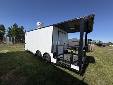 New 2027 Rock Solid Cargo 8.5x26 Custom Concession Trailer – White