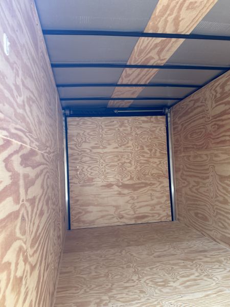New 2026 Family Trailer 7x16 Tandem Axles Cargo / Enclosed Trailer-Screwless Exterior-Blackout Pkg-Rear Spoiler