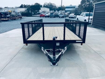 New 2026 Nolan 7X16 Landscape Utility Trailer w/2ft Mesh 7K