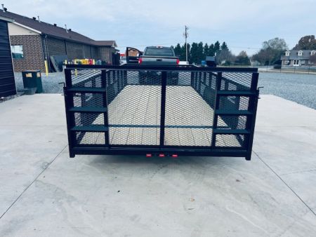 New 2026 Nolan 7X16 Landscape Utility Trailer w/2ft Mesh 7K
