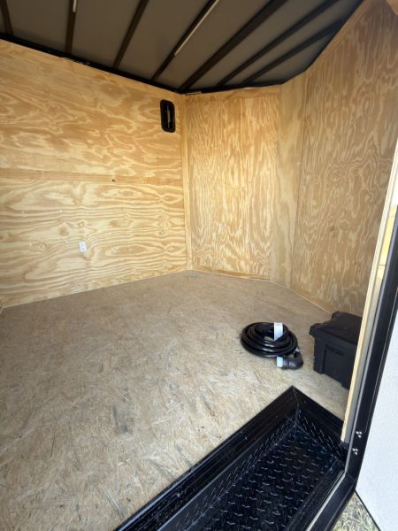 New 2026 Spartan Cargo 8.5x18TA Blackout Rear Wing Spoiler 7'6" Tall Spread Axle Cargo / Enclosed Trailer