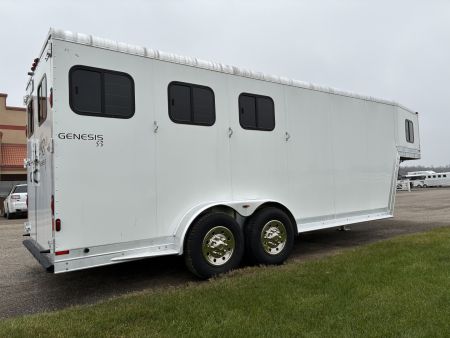 Used 2003 Kiefer Manufacturing 3H Gooseneck Horse Trailer