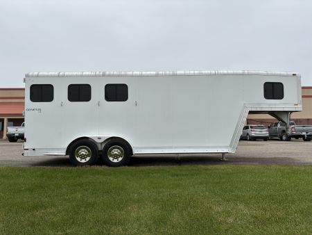 Used 2003 Kiefer Manufacturing 3H Gooseneck Horse Trailer