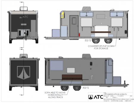 New 2024 ATC 20 FT MOBILE OFFICE TRAILER COMMAND CENTER
