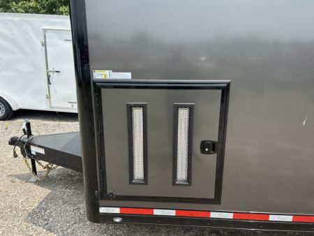 New 2023 ATC 8.5 X 28 FT CAR HAULER ROM500 WITH BLACK OUT KIT