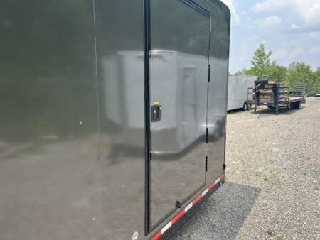 New 2023 ATC 8.5 X 28 FT CAR HAULER ROM500 WITH BLACK OUT KIT