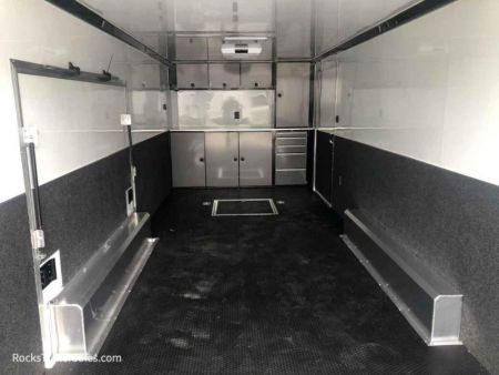 New 2023 ATC 24 FT QUEST ENCLOSED CAR HAULER WITH ESCAPE DOOR AND AC