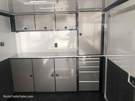 New 2023 ATC 24 FT QUEST ENCLOSED CAR HAULER WITH ESCAPE DOOR AND AC