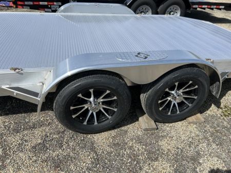 New 2024 Sport Haven 7 X 18 FT ALL ALUMINUM CAR HAULER 7K GVWR