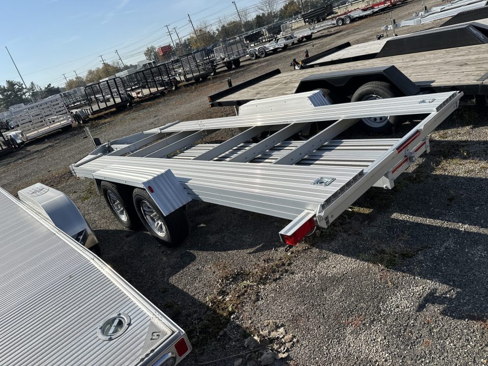 New 2025 Trailex CT-8055EXT ALL ALUMINUM OPEN CAR TRAILER 6' 8" X 18 FT