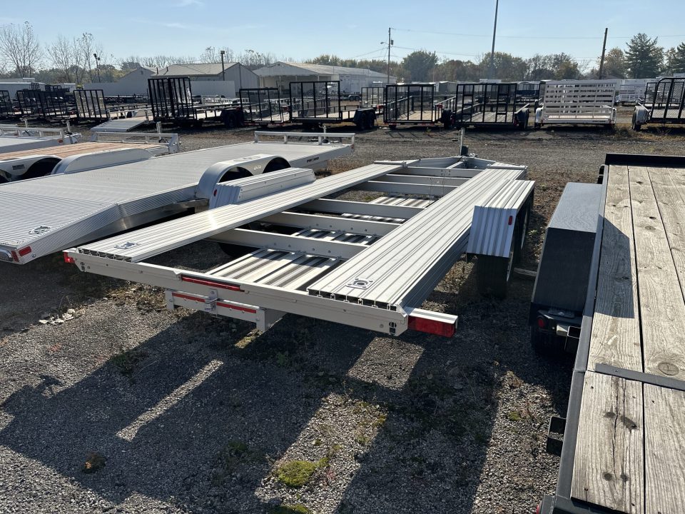 New 2025 Trailex CT-8055EXT ALL ALUMINUM OPEN CAR TRAILER 6' 8" X 18 FT