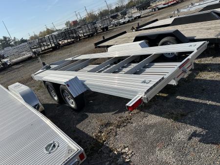 New 2025 Trailex CT-8055EXT ALL ALUMINUM OPEN CAR TRAILER 6' 8" X 18 FT