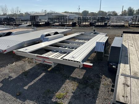 New 2025 Trailex CT-8055EXT ALL ALUMINUM OPEN CAR TRAILER 6' 8" X 18 FT