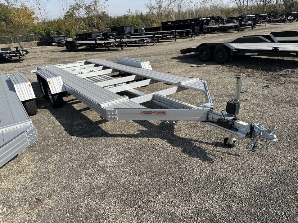 New 2025 Trailex CT-8055EXT ALL ALUMINUM OPEN CAR TRAILER 6' 8" X 18 FT