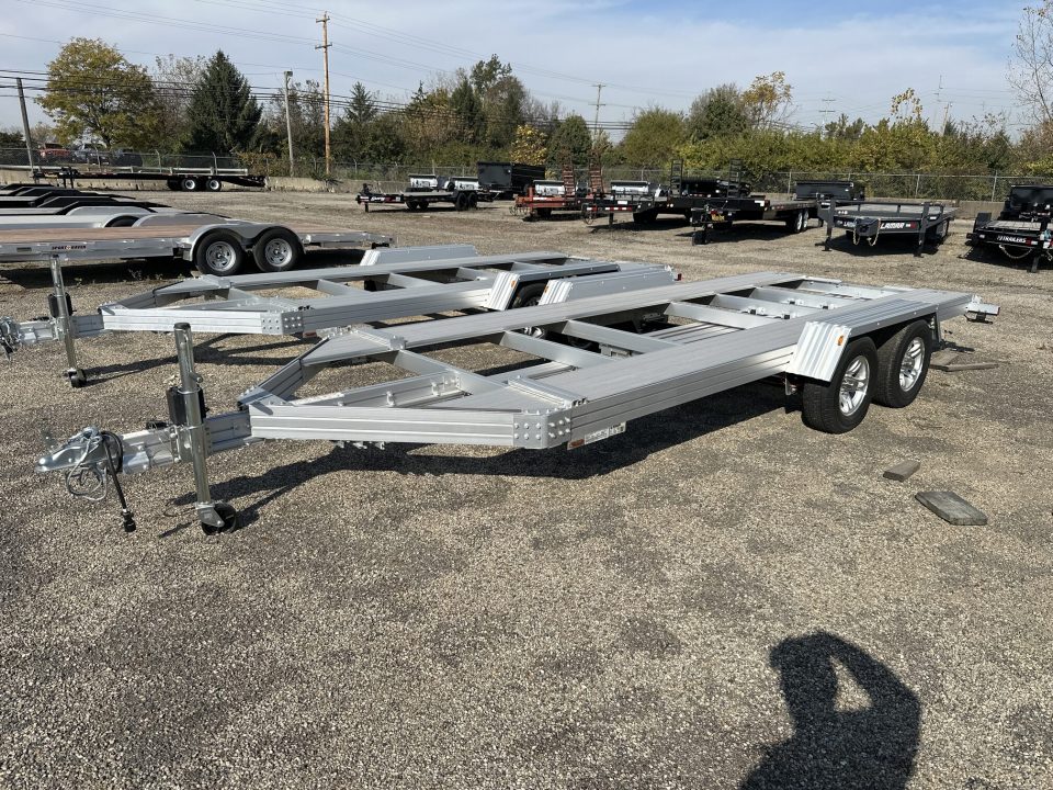 New 2025 Trailex CT-8055EXT ALL ALUMINUM OPEN CAR TRAILER 6' 8" X 18 FT