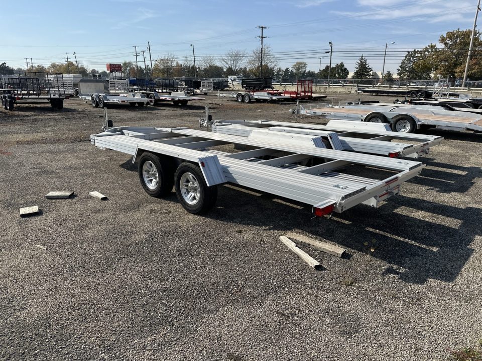 New 2025 Trailex CT-8055EXT ALL ALUMINUM OPEN CAR TRAILER 6' 8" X 18 FT