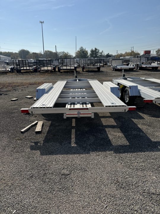 New 2025 Trailex CT-8055EXT ALL ALUMINUM OPEN CAR TRAILER 6' 8" X 18 FT