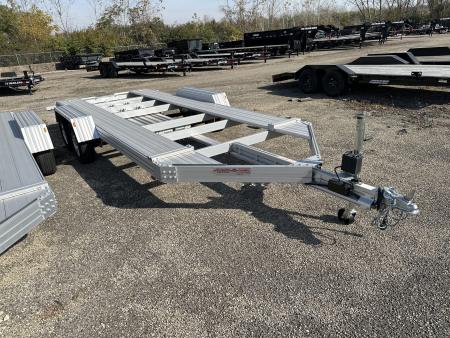 New 2025 Trailex CT-8055EXT ALL ALUMINUM OPEN CAR TRAILER 6' 8  X 18 FT