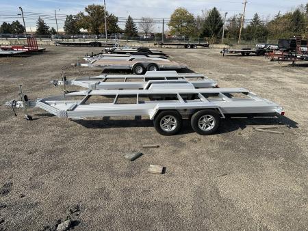 New 2025 Trailex CT-8055EXT ALL ALUMINUM OPEN CAR TRAILER 6' 8" X 18 FT