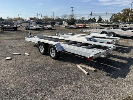 New 2025 Trailex CT-8055EXT ALL ALUMINUM OPEN CAR TRAILER 6' 8" X 18 FT