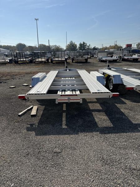 New 2025 Trailex CT-8055EXT ALL ALUMINUM OPEN CAR TRAILER 6' 8" X 18 FT