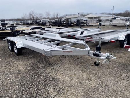 New 2025 Trailex CT-8055EB ALL ALUMINUM OPEN CAR TRAILER 6' 8  X 16 FT
