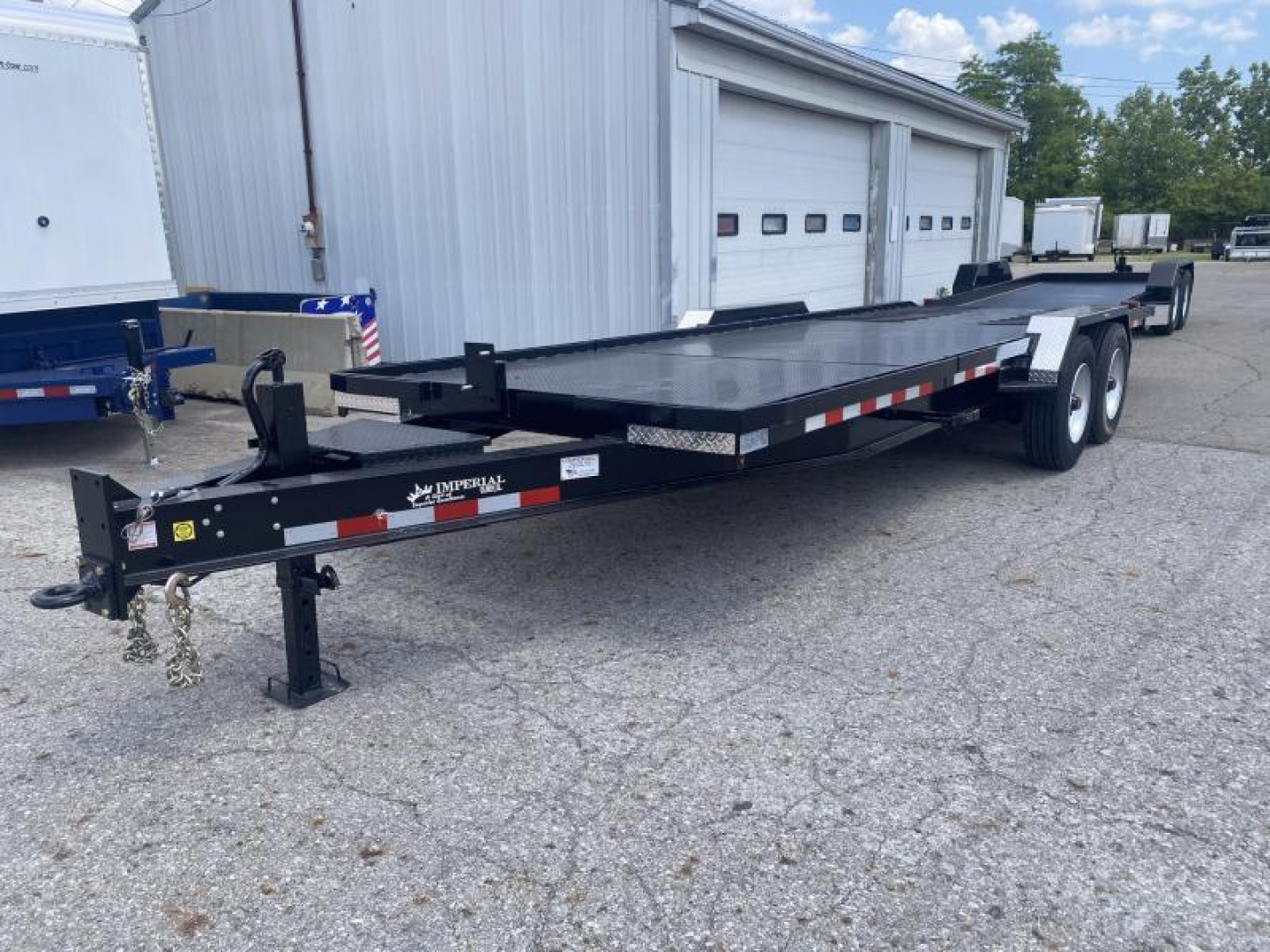 New 2025 Imperial Trailer 22 FT XHD SPLIT DECK TILT EQUIPMENT TRAILER 22K GVWR
