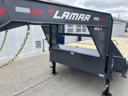 New 2024 Lamar Trailers 102 IN X 26 FT GOOSENECK DECK OVER TILT TRAILER 16K GVWR