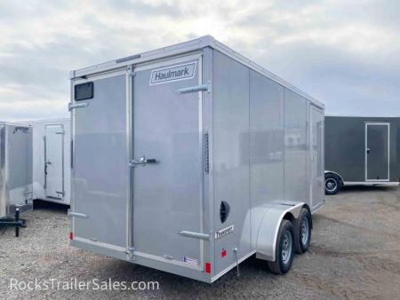 New 2022 Haulmark 7 X 16 FT CARGO ENCLOSED BARN DOOR V-NOSE TRANSPORT