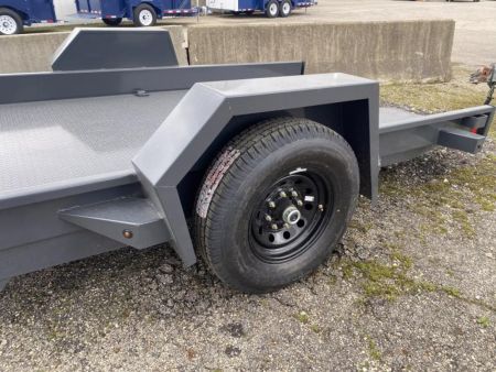 New 2025 Lamar Trailers 6 FT 6 IN X 12 FT TILT TRAILER STEEL DECK 7K GVWR