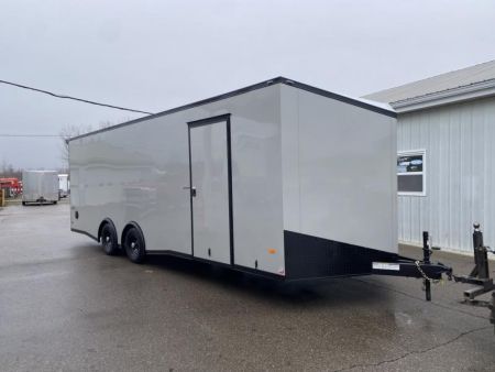New 2025 Bravo Trailers SCOUT 24 FT ENCLOSED CAR HAULER 7 FT INT BLACK OUT TRIM 10K GVWR *FACTORY CLOSE OUT*