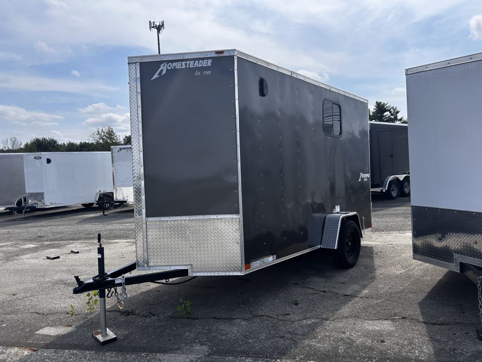 New 2026 Homesteader Trailer 6 X 12 FT CARGO 7 FT INT DRD WINDOW