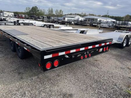 New 2026 PJ Trailers 102 IN X 20 FT DECK OVER WITH PULL OUT RAMPS TOOLBOX 14K GVWR