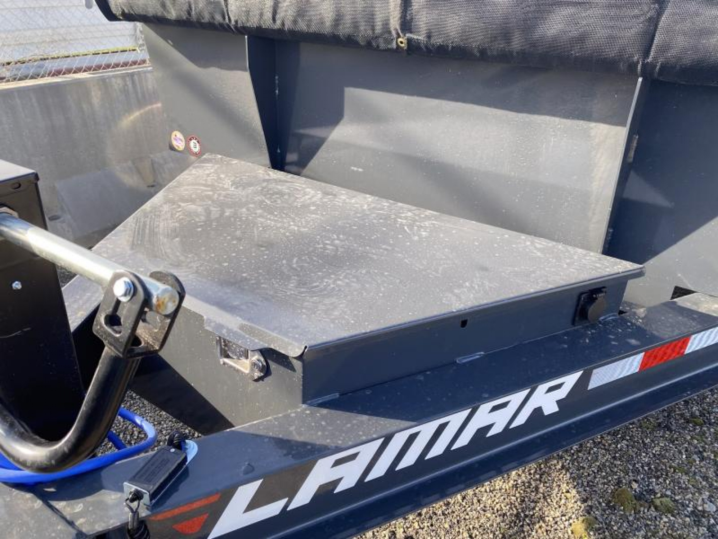 New 2025 Lamar Trailers 7 X 12 FT DUMP TRAILER TARP KIT WITH RAMPS 14K GVWR