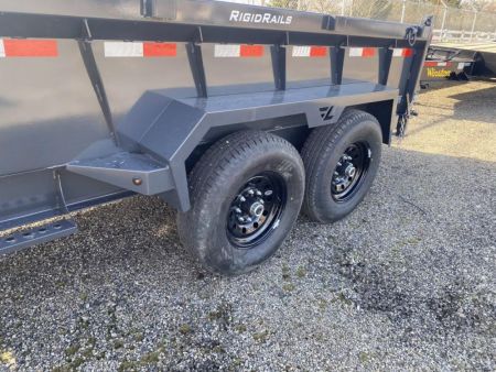 New 2025 Lamar Trailers 7 X 12 FT DUMP TRAILER TARP KIT WITH RAMPS 14K GVWR