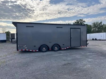 New 2026 Haulmark 24 FT EDGE ENCLOSED RACE TRAILER WITH BLACK OUT PACKAGE 7 FT 4 IN INTERIOR HEIGHT