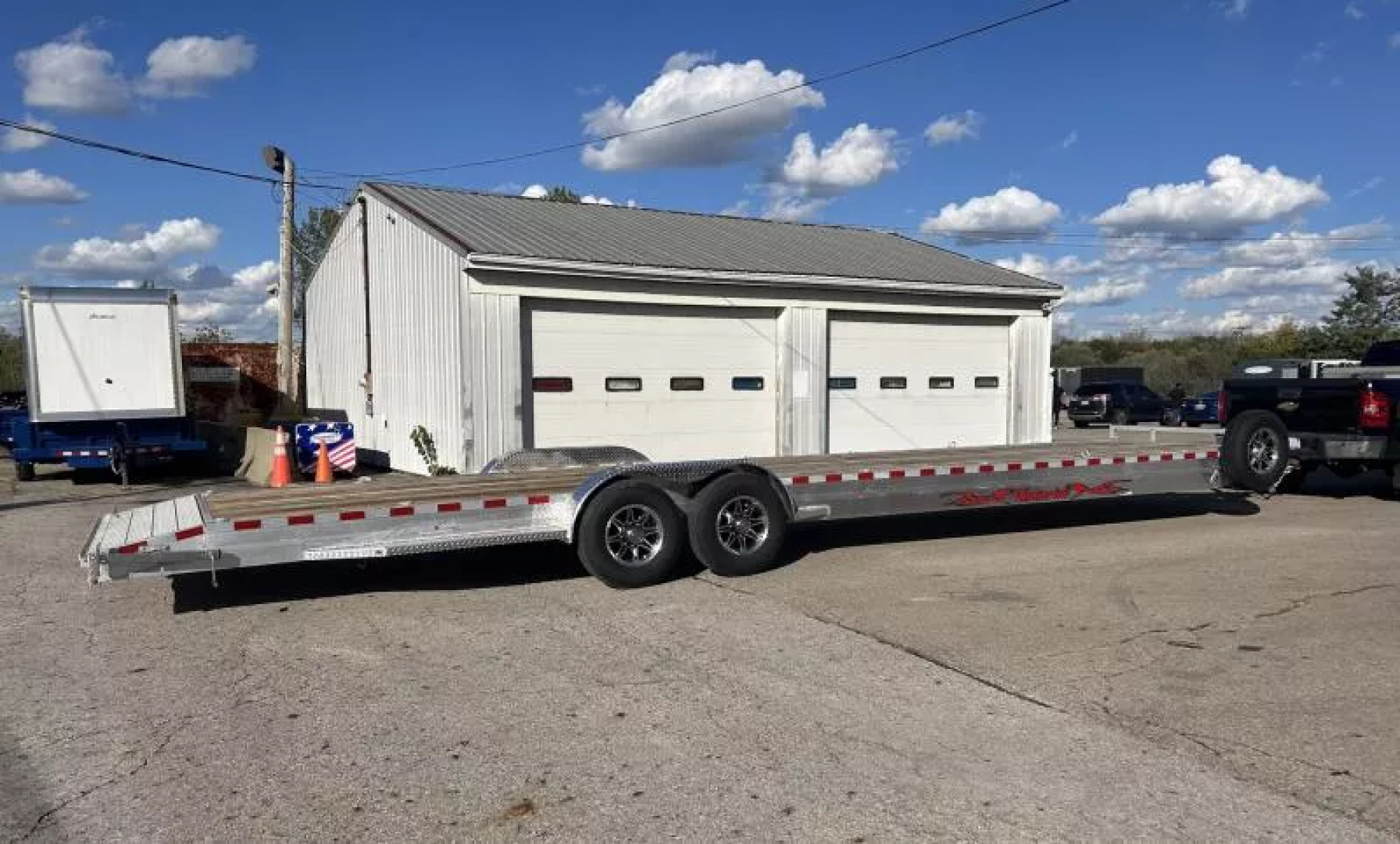 New 2026 Wolverine Trailers 7 X 34 FT ALUMINUM 2 CAR HAULER 14K GVWR