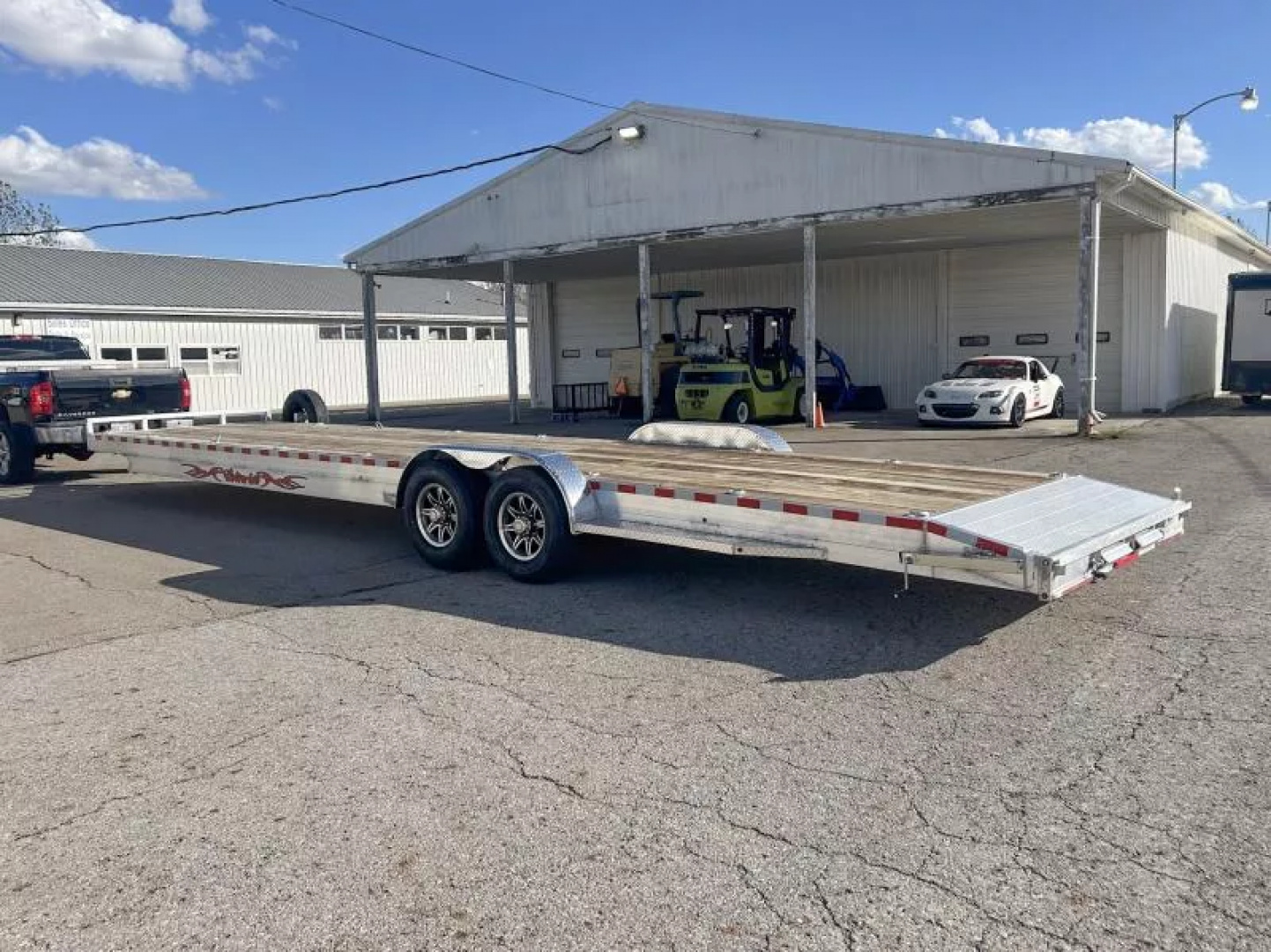 New 2026 Wolverine Trailers 7 X 34 FT ALUMINUM 2 CAR HAULER 14K GVWR