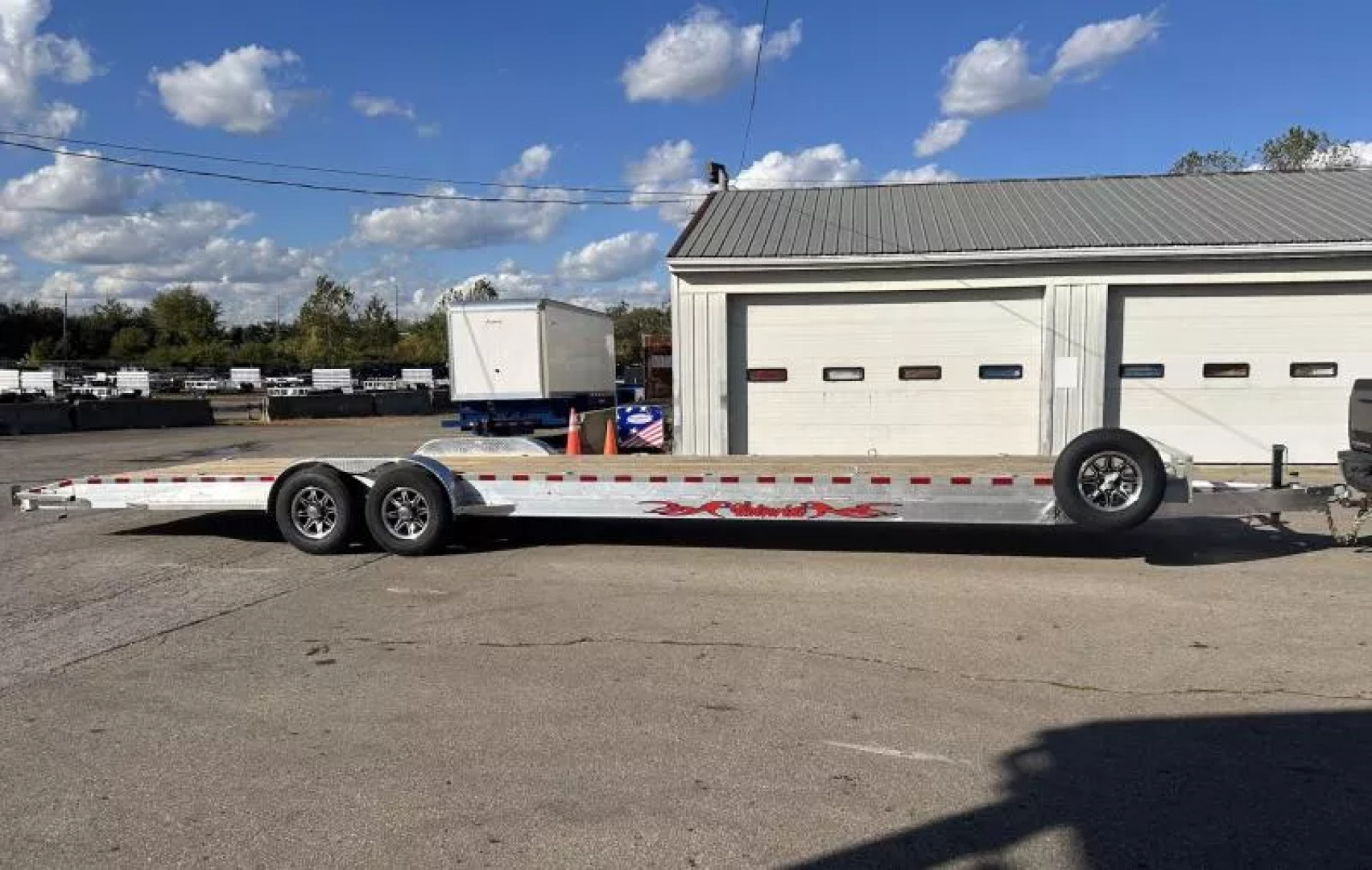 New 2026 Wolverine Trailers 7 X 34 FT ALUMINUM 2 CAR HAULER 14K GVWR