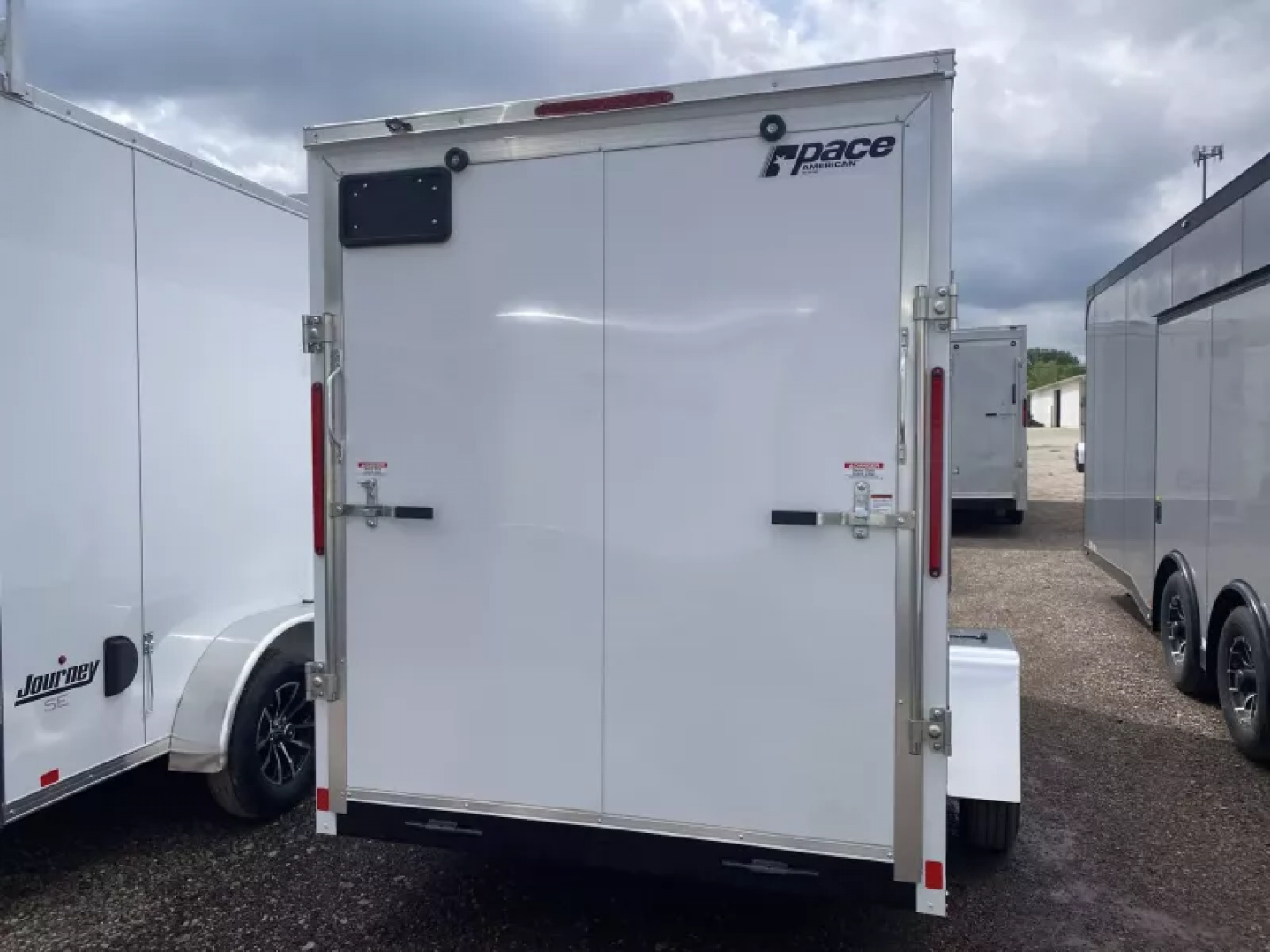 New 2025 Pace American 6 X 12 FT JOURNEY SE RAMP DOOR MOTORCYCLE TRAILER