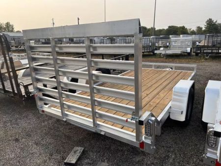 New 2026 Sport Haven 6 X 12 FT ALUMINUM UTILITY TRAILER WOOD DECK NO SIDE RAIL