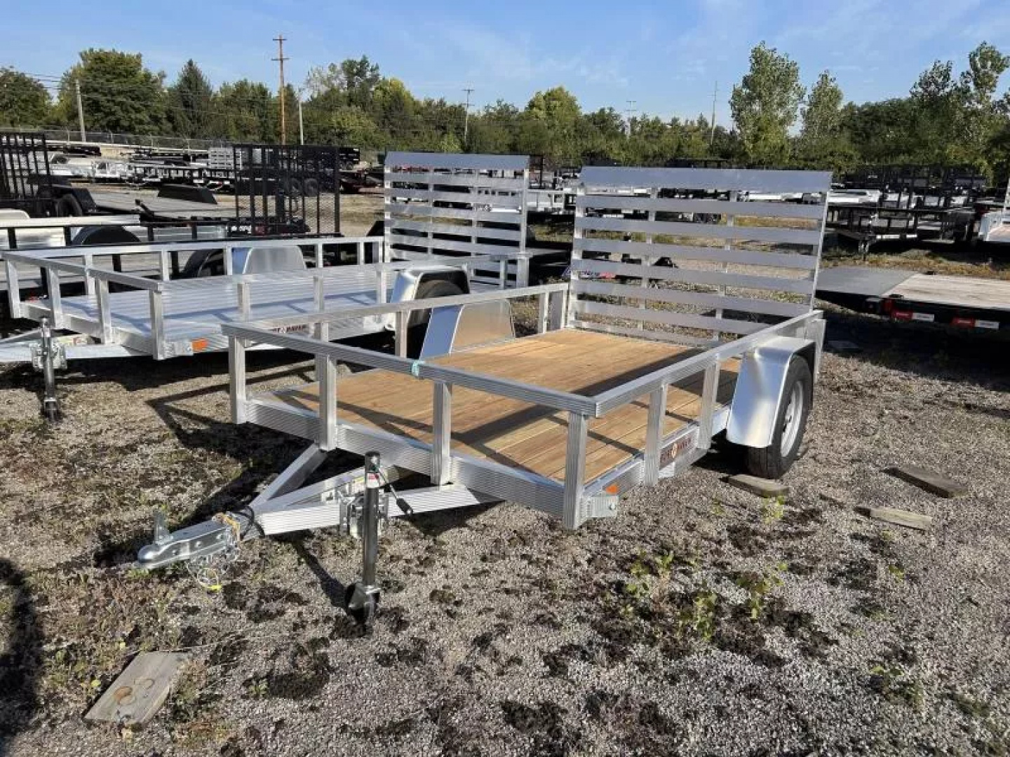 New 2026 Sport Haven 6 X 10 FT ALUMINUM UTILITY TRAILER WOOD DECK STEEL WHEELS