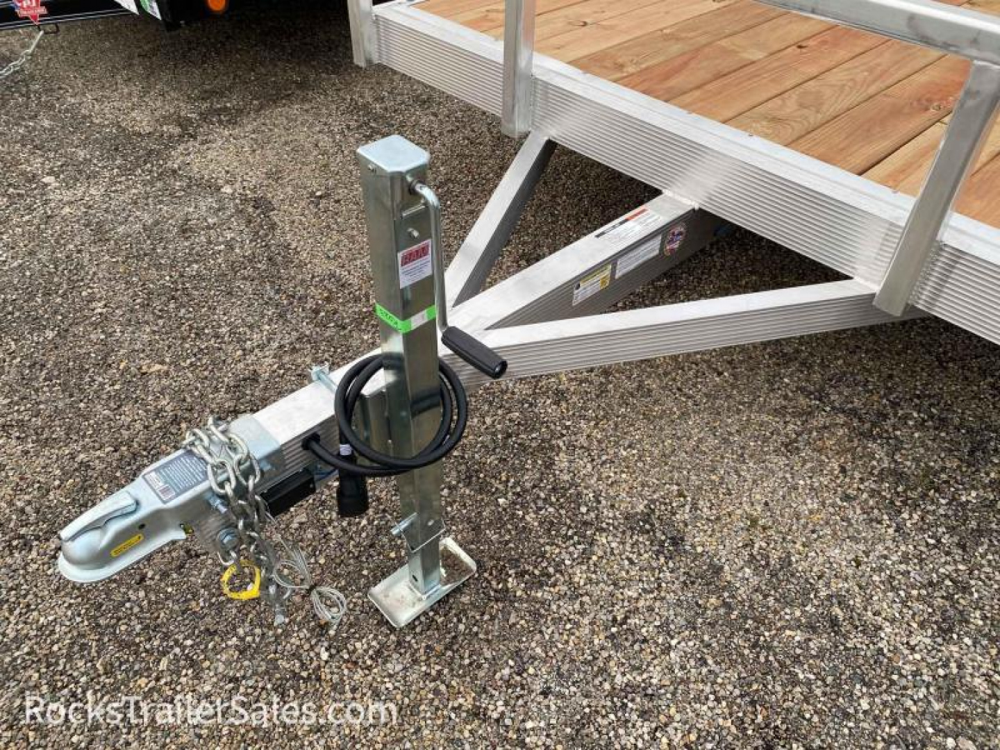 New 2022 Sport Haven 7 X 18 FT TANDEM ALUMINUM UTILITY TRAILER WITH WOOD DECK