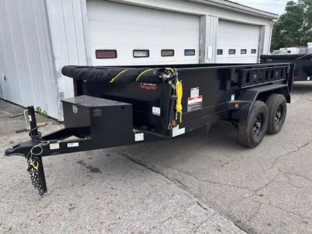 New 2026 Force 6 X 12 FT DUMP TRAILER 10K GVWR RAMPS