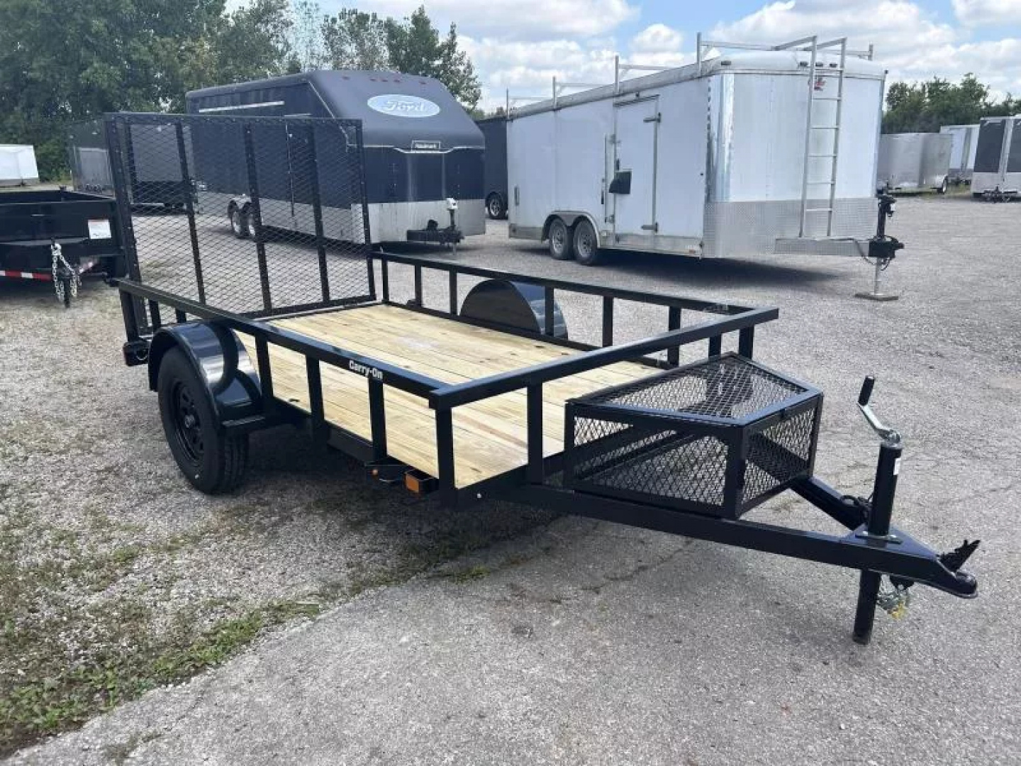 New 2026 Carry-On 5 FT 6 IN X 10 FT UTILITY TRAILER  TUBE TOP RAIL