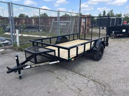 New 2026 Carry-On 5 FT 6 IN X 10 FT UTILITY TRAILER  TUBE TOP RAIL
