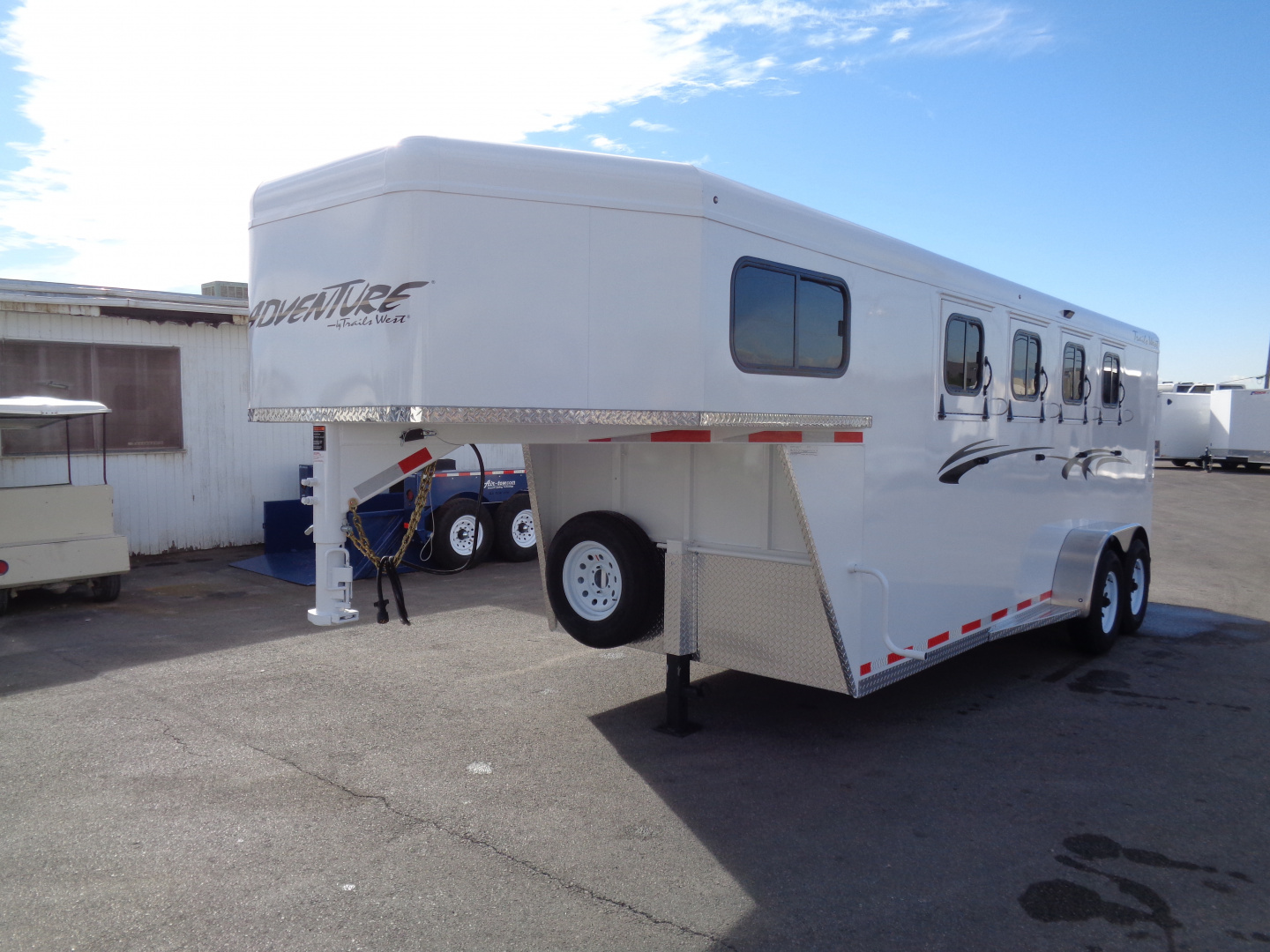 New 2026 Trails West ADVENTURE MX GN 4H Horse Trailer
