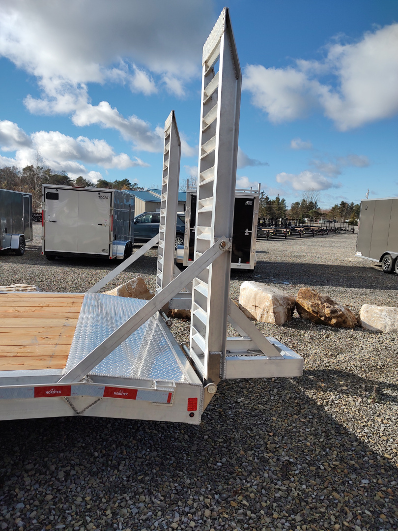 New 2026 Nordtek EQ82X20-14K Aluminum Equipment Trailer